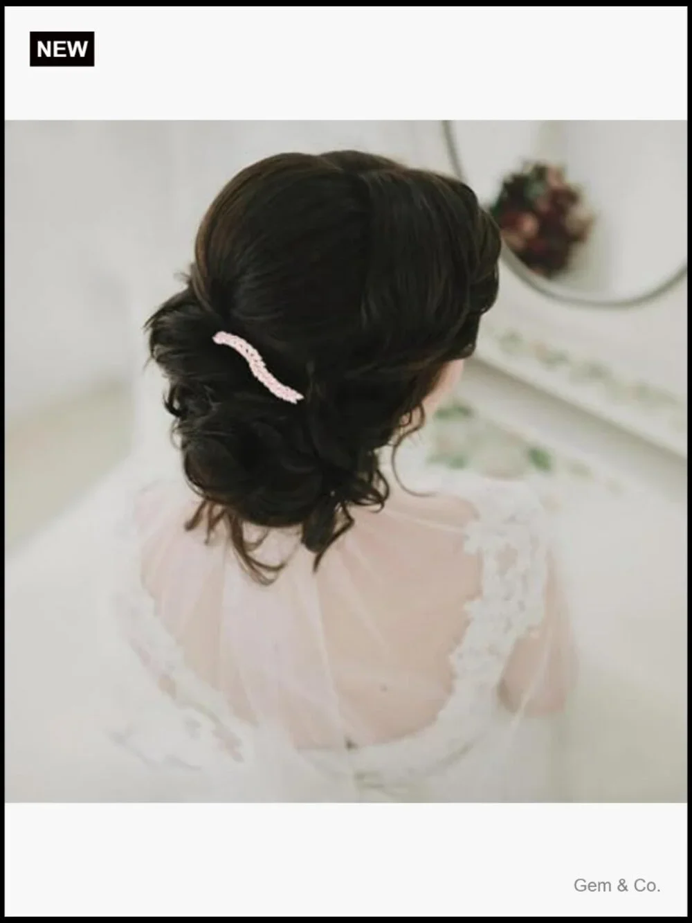 Wheat Design Rhinestone Hair Barrettes for Women Set of 2